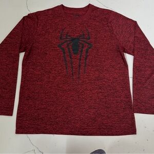 Spider-Themed Red Men's Shirt